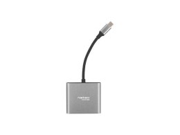 Natec Multi Port Fowler mini USB-C PD, USB 3.0, HDMI 4K