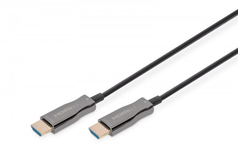 Digitus Kabel połączeniowy hybrydowy AOC HDMI 2.0 Premium HighSpeed 4K/60Hz UHD HDMI A/HDMI A M/M 10m Czarny