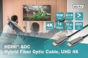 Digitus Kabel połączeniowy hybrydowy AOC HDMI 2.0 Premium HighSpeed 4K/60Hz UHD HDMI A/HDMI A M/M 10m Czarny