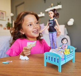 Mattel Lalka Barbie Opiekunka Zestaw Lalki Czas na sen