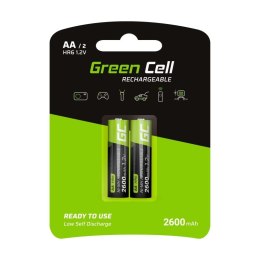 Green Cell Akumulatorki Paluszki 2x AA HR6 2600mAh