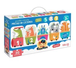 CzuCzu Puzzle z dziurka Pociąg do liczenia