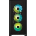 Corsair Obudowa iCUE 4000X RGB TG Mid Tower czarna