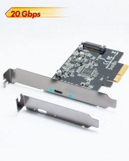 IcyBox IB-PCI1901-C32 Karta PCIe, TYPE-C USB 3.2 (Gen 2x2)