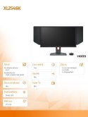 ZOWIE Monitor XL2546K LED 1ms/12MLN:1/HDMI/GAMING