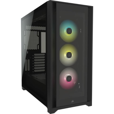 Corsair Obudowa iCUE 5000X RGB TG Mid Tower czarna