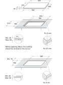 Indesit Płyta gazowa szklana ING 61T/BK