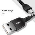 Maclean Kabel USB C Fast Charge 2.4A MCE471 Czarny