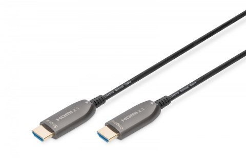 Digitus Kabel połączeniowy hybrydowy AOC HDMI 2.1 Ultra High Speed 8K/60Hz UHD HDMI A/HDMI A M/M 15m Czarny