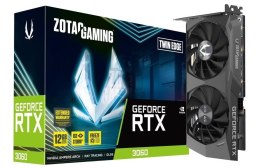 ZOTAC Karta graficzna GeForce RTX 3060 Twin Edge 12GB GDDR6 192bit LHR 3DP/HDMI