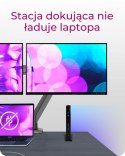 IcyBox Stacja dokująca IB-DK2251AC do Notebooka DisplayLink, 2 x HDMI