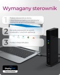 IcyBox Stacja dokująca IB-DK2251AC do Notebooka DisplayLink, 2 x HDMI