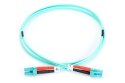 Digitus Patch cord światłowodowy FO LC-LC MM 50/125 OM3 duplex LSOH 3m