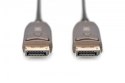 Digitus Kabel połączeniowy hybrydowy AOC DisplayPort 1.4 8K/60Hz UHD DP/DP M/M 30m Czarny