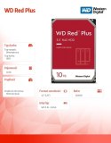 Western Digital Dysk HDD Red Plus 10TB 3,5'' CMR 256MB/7200RPM Class