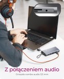 IcyBox Stacja dokująca IB-DK4040-CPD TYPE-C z dwoma interfejsami wideo