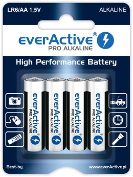 EverActive Baterie paluszki LR6/AA blister 4 szt.