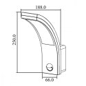 Maclean Lampa LED z czujnikiem ruchu MCE244B