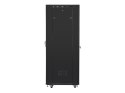Lanberg Szafa instalacyjna rack stojąca 19 37u 600x800 czarna, drzwi szklane lcd (Flat pack)