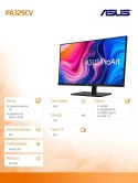 Asus Monitor 32 cale PA329CV IPS 3xHDMI DP USB-C 5XUSB 600cd/m2 PIVOT Głośnik