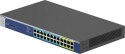 Netgear Przełącznik GS524UP Switch Unmanaged 8xGE PoE+ 16xGE PoE++