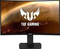 Asus Monitor 32 cale VG32VQR 165Hz WQHD HDMI DP 1800R HDR400 Głośnik 400cd/m2 G-SYNC Regulacja wysokości 0-140mm