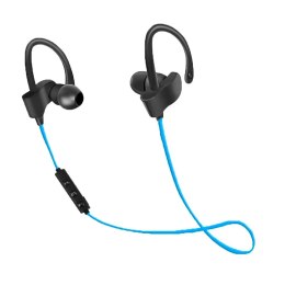 Esperanza Słuchawki douszne Bluetooth sportowe Czarno-niebieskie