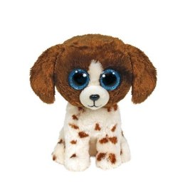 Meteor Maskotka Ty Beanie Boos Pies brązowo-biały - Muddles 15 cm