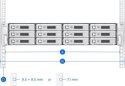 Synology Zestaw szyn rack Rail Kit RKS-02