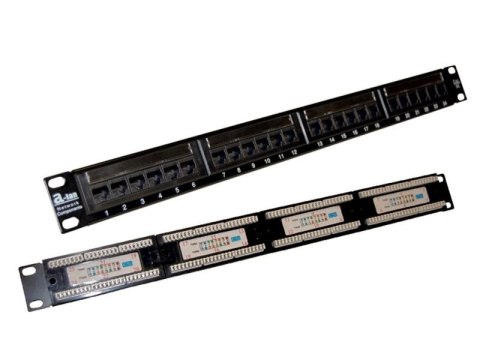 ALANTEC Patch panel UTP kat.5e 24 porty LSA 1U