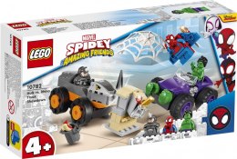 LEGO Klocki Super Heroes 10782 Hulk kontra Rhino - starcie pojazdów