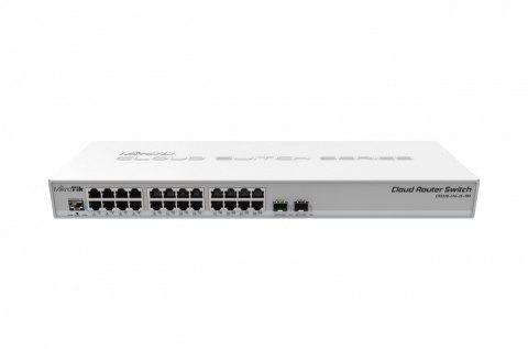 Mikrotik Przełącznik 24xGbE 2 xSFP+CRS326-24G-2S+RM-MX