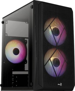 AeroCool Obudowa CS-107 Czarna ARGB USB 3.0 Mini Tower