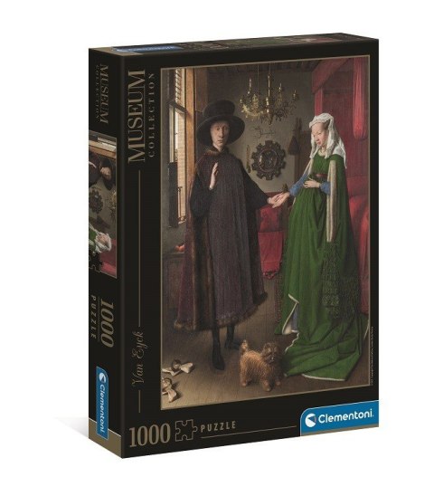 Clementoni Puzzle 1000 elementów Museum, Van Eyck The Arnolfini Portrait