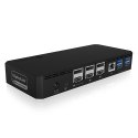 IcyBox Stacja dokująca IB-DK2254AC 11w1,3xHDMI,PD 100 Watt