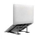 Maclean Podstawka pod laptopa Ergo Office ER-416B aluminiowa, czarna