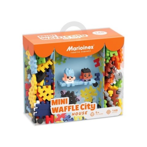 Marioinex Klocki Waffle mini - Dom 148 elementów