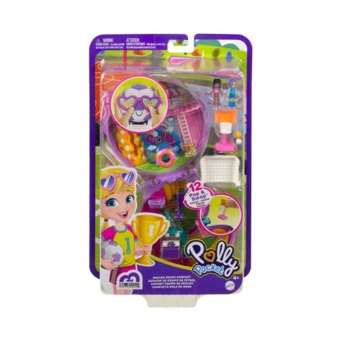 Mattel Zestaw figurek Polly Pocket Piłkarska przygoda Zestaw kompaktowy