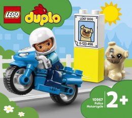 LEGO Klocki DUPLO 10967 Motocykl policyjny