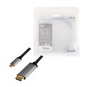 LogiLink Kabel USB-C do HDMI, 4K 60Hz aluminiowy 1.8m