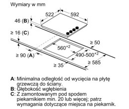 Bosch Płyta ceramiczna PKE612CA2E