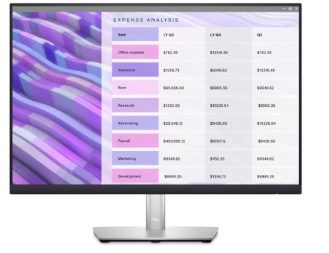 Dell Monitor P2423 24 cale IPS LED WUXGA (1920x1200)/16:10/HDMI/DVI/VGA/DP/5xUSB 3.2/3Y AES&PPG