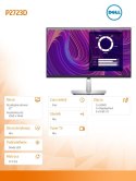 Dell Monitor P2723D 27 cali IPS LED QHD (2560x1440)/16:9/HDMI/DP/5xUSB 3.2/3Y AES