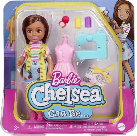 Mattel Lalka Barbie Chelsea Możesz być Kariera Projektantka mody