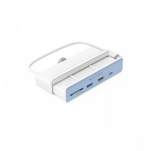 HyperDrive Hub Hyper 6-in-1 USB-C dla iMac 24 cale (2021), HDMI, USB-C, 2x USB-A, SD, MiniSD, 7x kolor