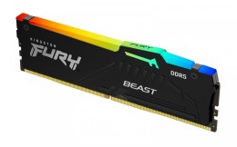 Kingston Pamięć DDR5 Fury Beast RGB 16GB(2*8GB)/5600 CL40