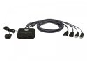 ATEN Przełącznik 2 portowy USB VGA FHD HDMI KVM Switch