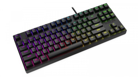 Krux Klawiatura gamingowa Atax PRO RGB Gateron brązowa