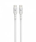 TB Kabel USB C - USB C 1 m. silikonowy biały