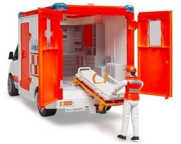 BRUDER Pojazd Mercedes-Benz Sprinter Ambulans z figurką i modułem